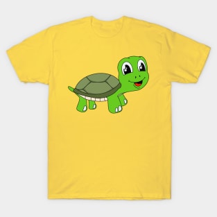 Cute Turtle Children Cartoon T-Shirt